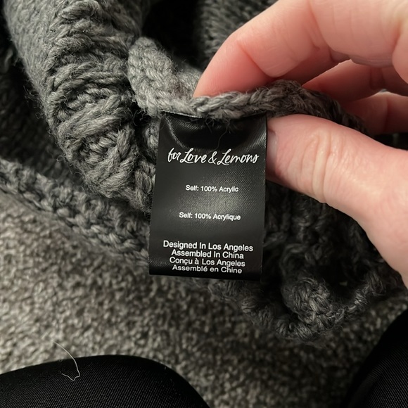 NWOT For Love and Lemons Keke Sweater Dress - Picture 12 of 13